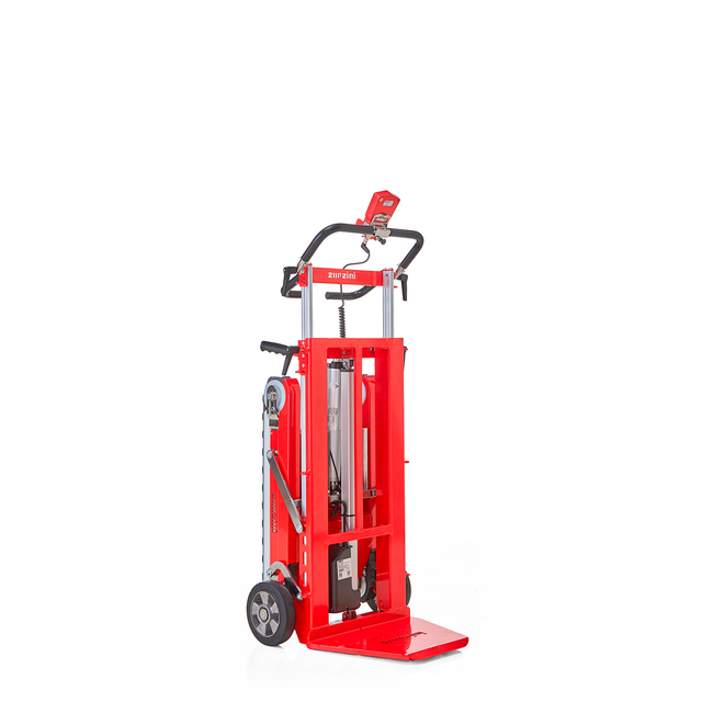 Carrello Saliscale Elettrico ZONZINI Buddy Lift per trasporto fotocopiatori. Batteria AGM standard. Sollevamento Elettrico. Portata 150 kg