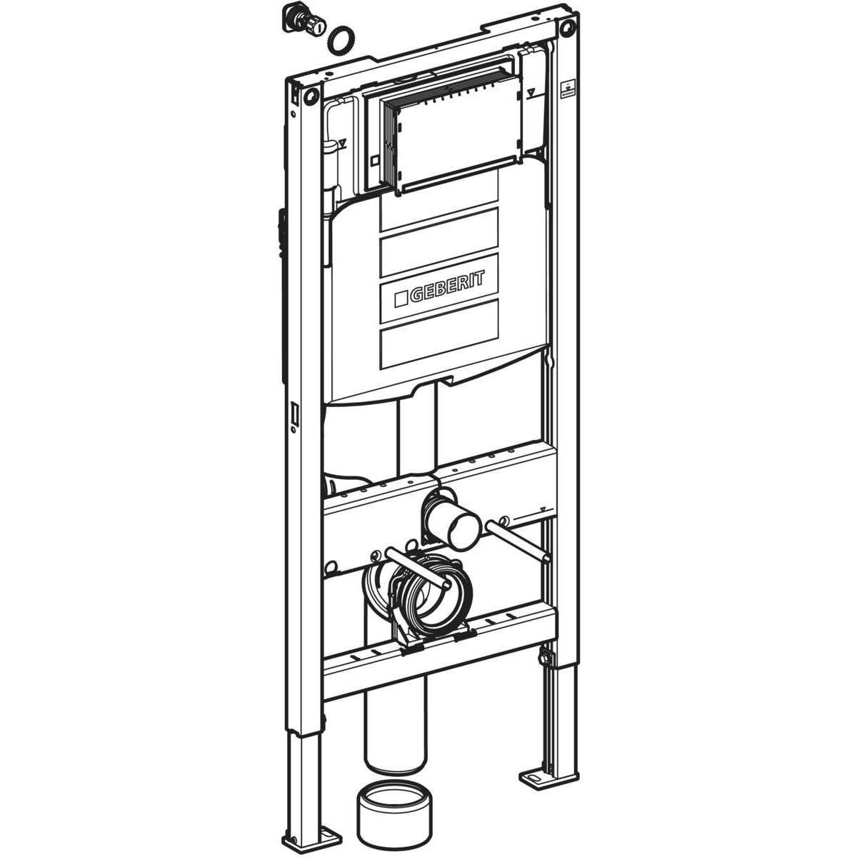 Telaio Duofix con cassetta per WC sospeso 112cm - 2