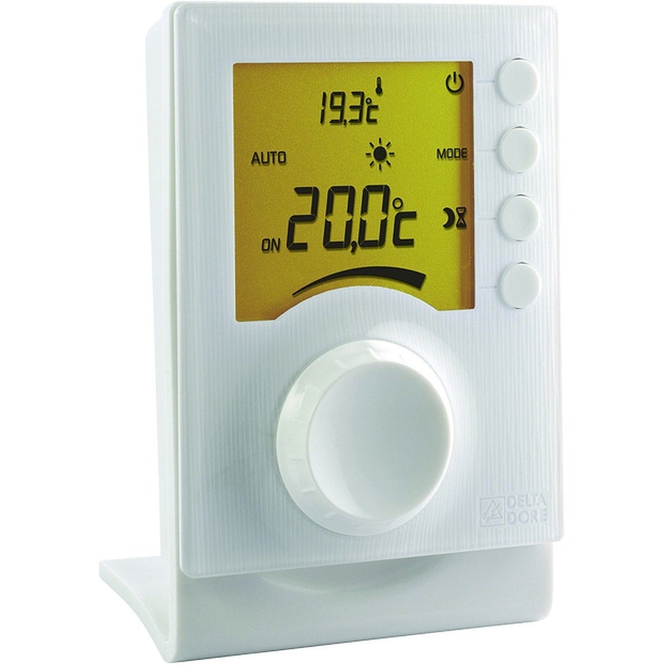 Delta Dore - TYBOX 33 Thermostat d'ambiance radio pour chaudière ou pompe à chaleur non réversible - 6053002 - 2