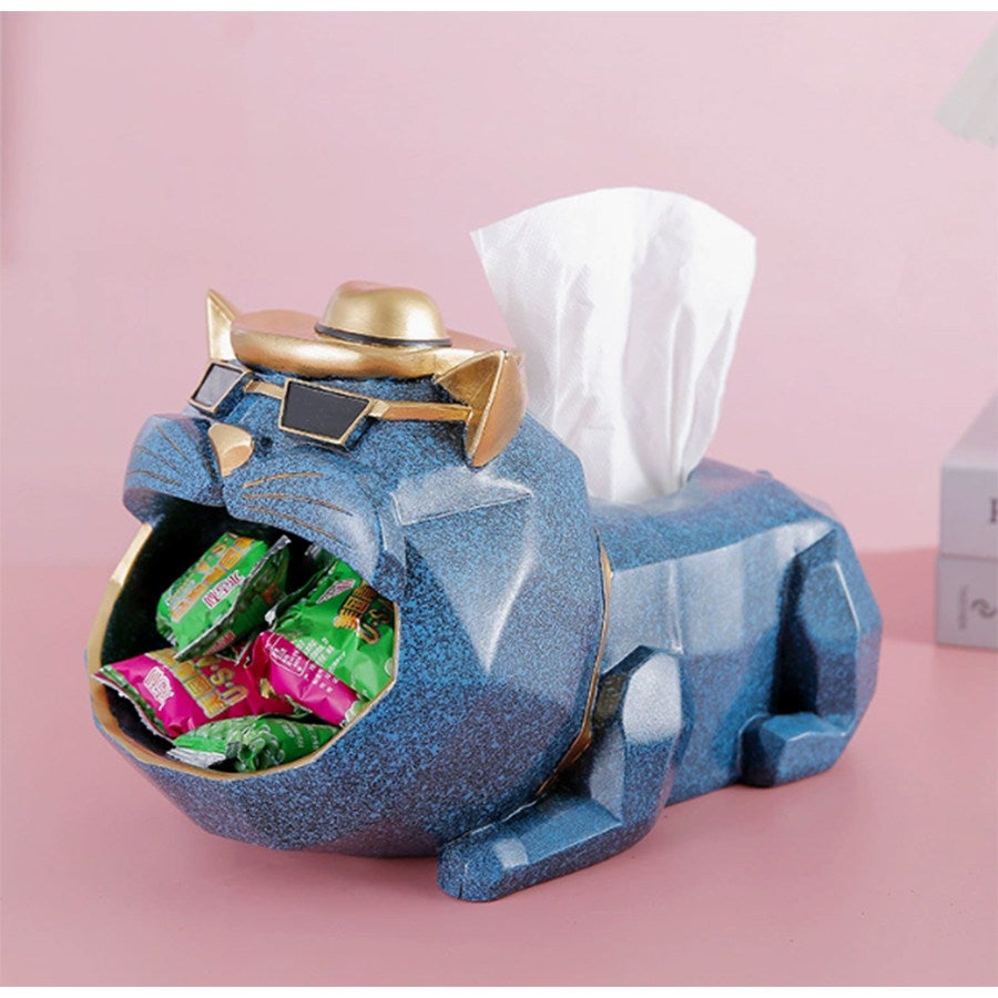 Caja organizadora para pañuelos de papel de doraemon, objeto decorativo multifuncional de resina para el recibidor, el hogar, el centro comercial, el