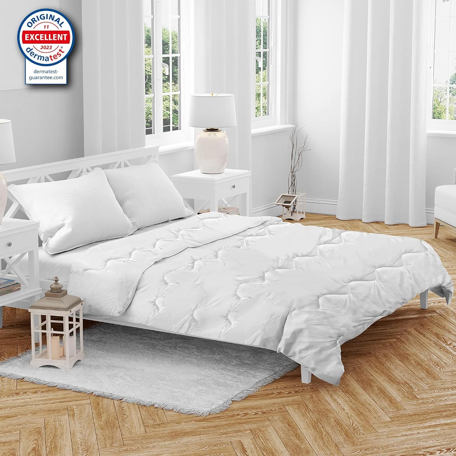 Zenpur - piumone premium 155 x 220 cm, leggero, rinfrescante estivo, 155 x 220 cm, ipoallergenico 155 x 220 cm, con certificazione ökotex - 155 x 220