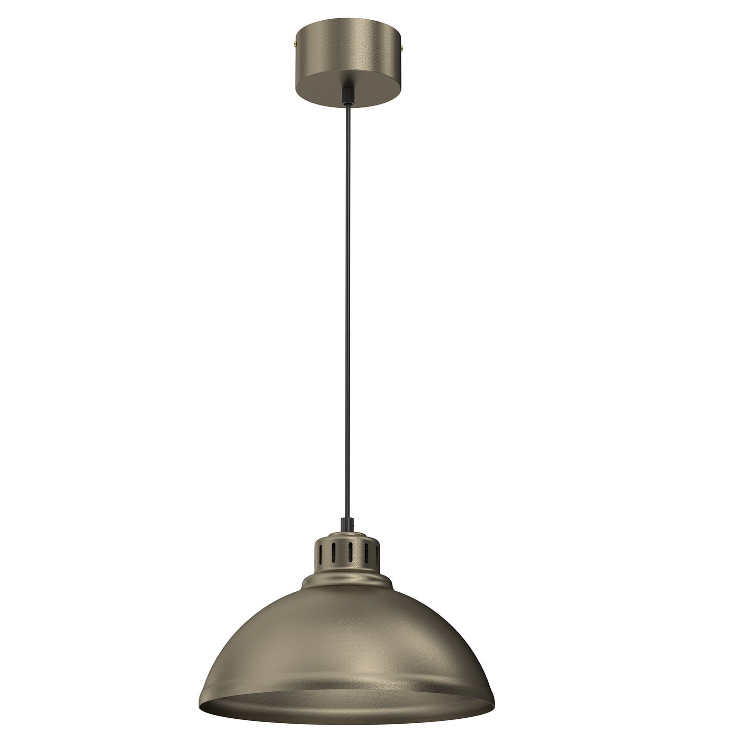 Lampa wisząca Sven tytanowe złoto-czarna 1xE27x15W wym: 115 x 30 x 30 cm metal Luminex