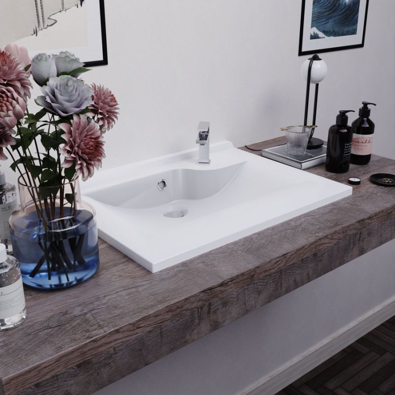 Plan simple vasque design RESILOGE - 60 cm - 2