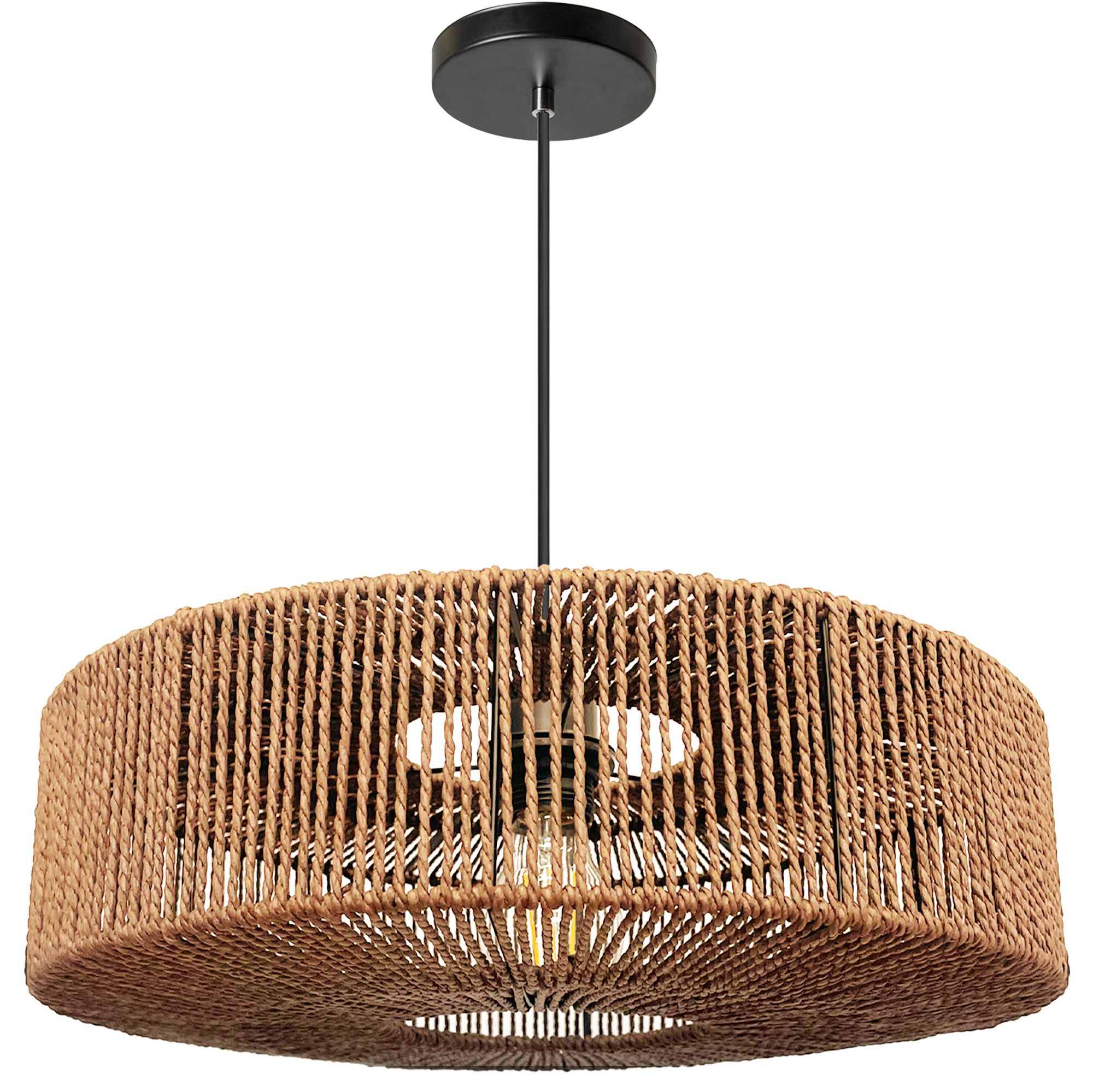 Lampa Sufitowa Wisząca Toolight App1294-1Pc Boho Beżowy