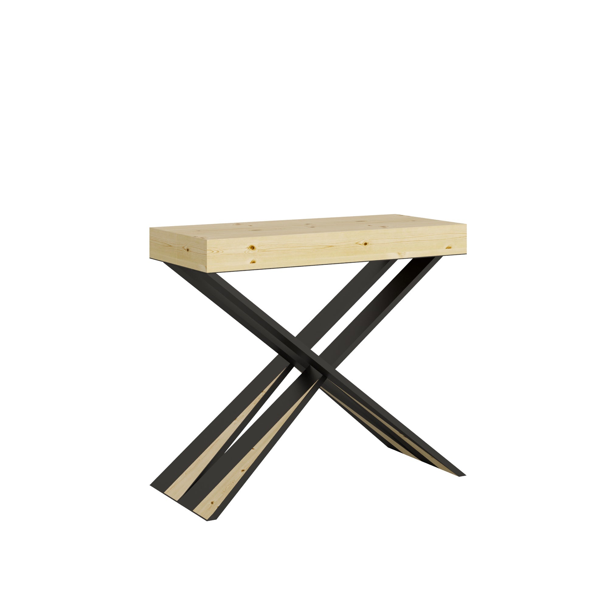 Consolle Allungabile SORRENTO In Legno - 110x50x75cm, Wengè, Con 5 Allunghe, Elegante E Pratica - Foto 4