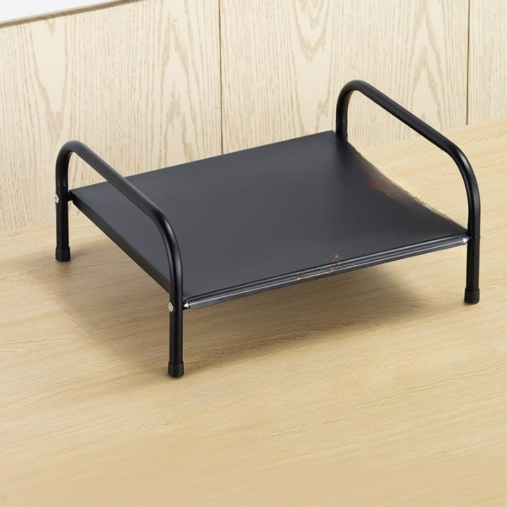 Stojak na płytę indukcyjną ze stali nierdzewnej, czarny, 39,5*34*17,5 cm