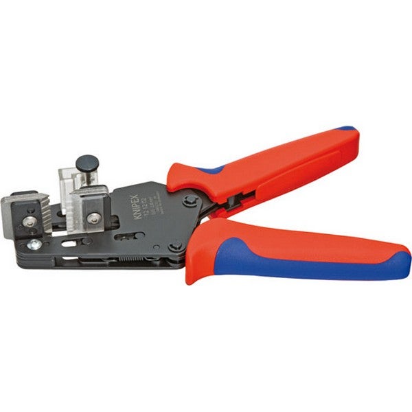 Knipex Spelacavi di precisione con lame sagomate brunita, rivestiti in materiale bicomponente 195 mm 12 12 02