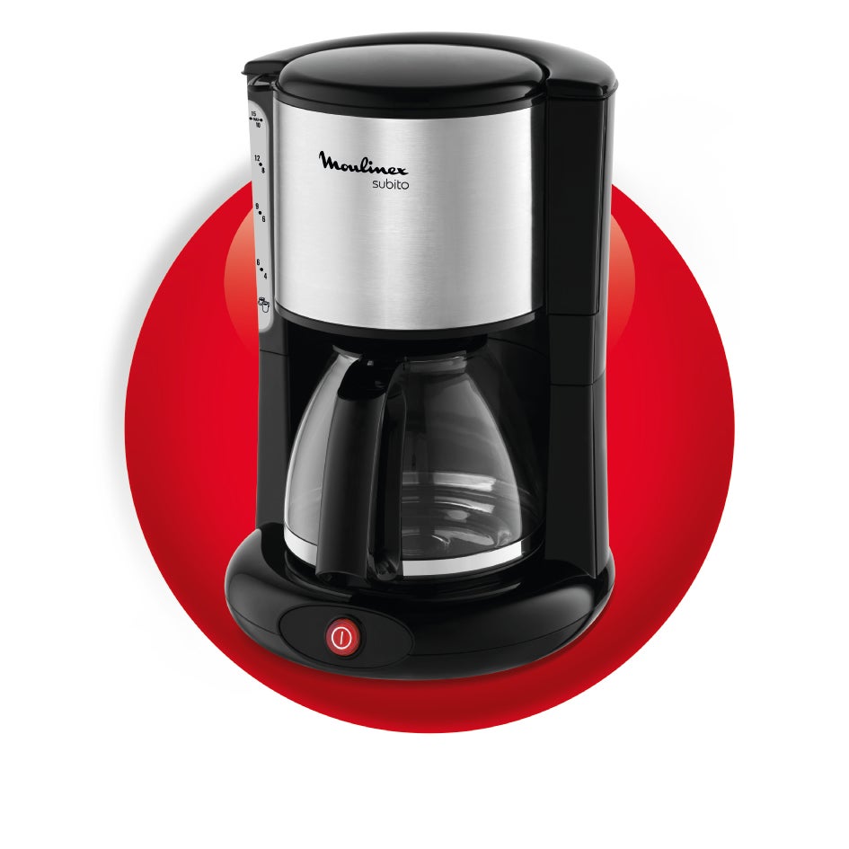 Moulinex FG3608 Machine à café avec filtre à café moulu 10 tasses 1,25 L 1000 W Acier inoxydable Noir - 5