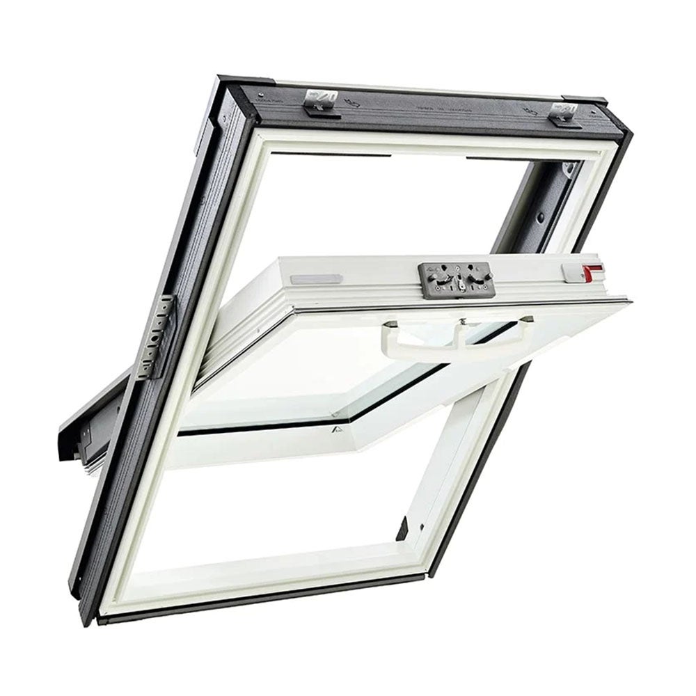 Fenêtre de toit PVC Roto - 114x118 - Modèle Q4 à rotation - 2