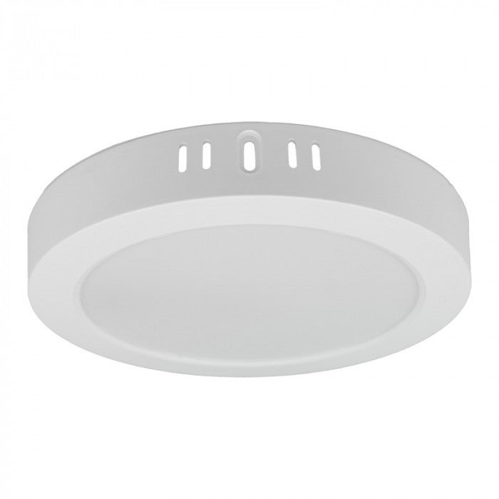 Reflektor sufitowy spot natynkowy okrągły Downlight biały klosz mleczny LED 18W 4000K 1980lm wym: 3,1 x 22 x 22 cm tworzywo sztuczne Ecolight