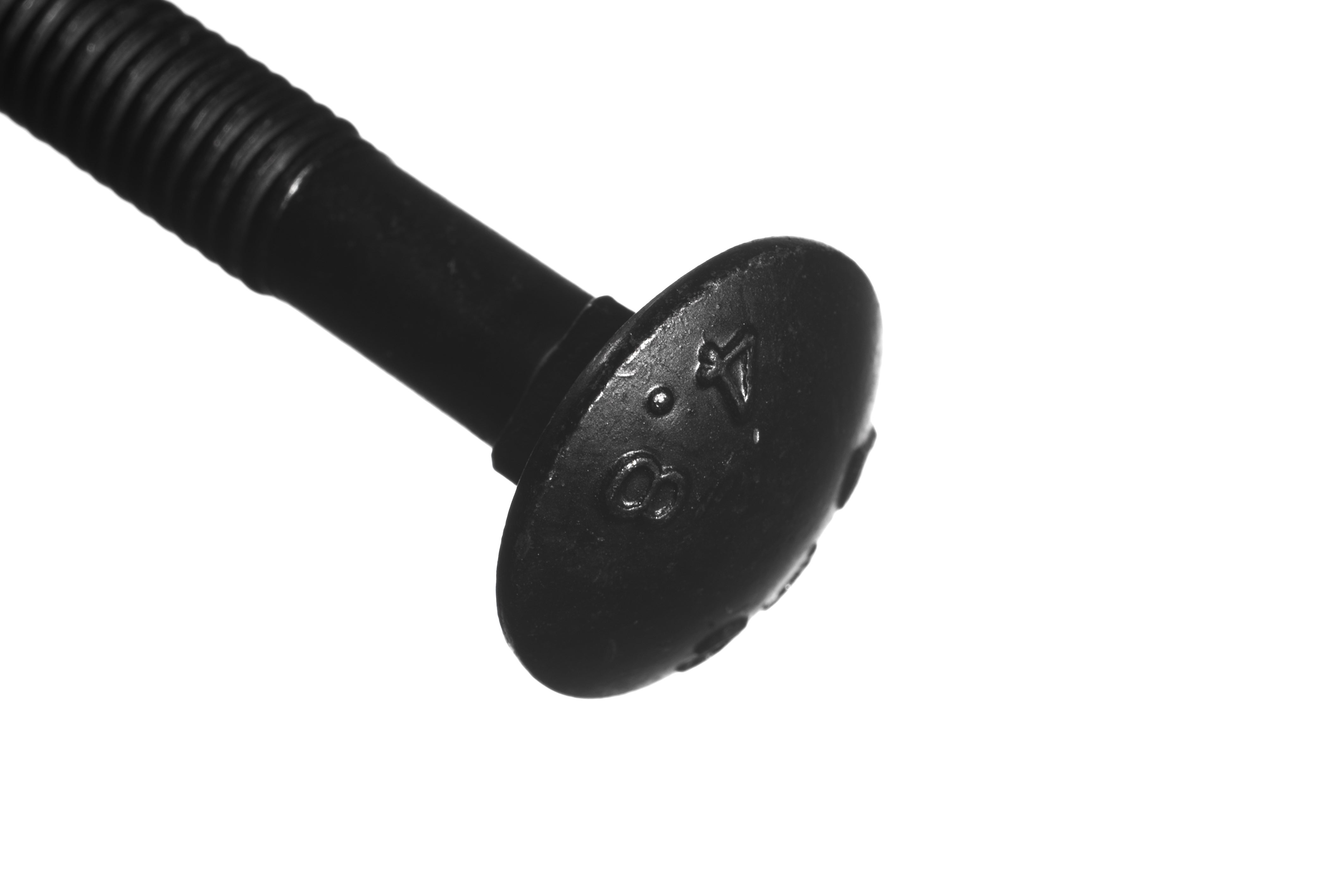 Wovar Boulons galvanisés noirs M8 x 40 mm - 25 Pièces - 4