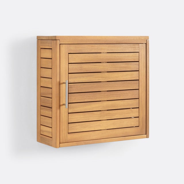 Armoire de toilette murale, Charon - Acacia - taille unique