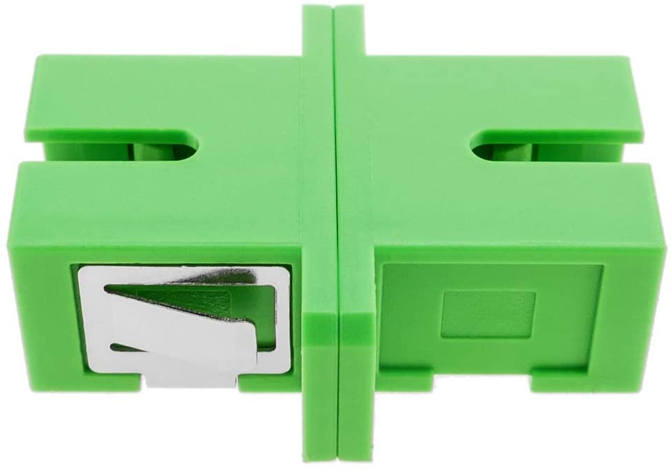 Elfcam® - Adaptateur/Coupleur pour Fibres optiques SC/APC Monomode Simplex, Lot de 5 - 4