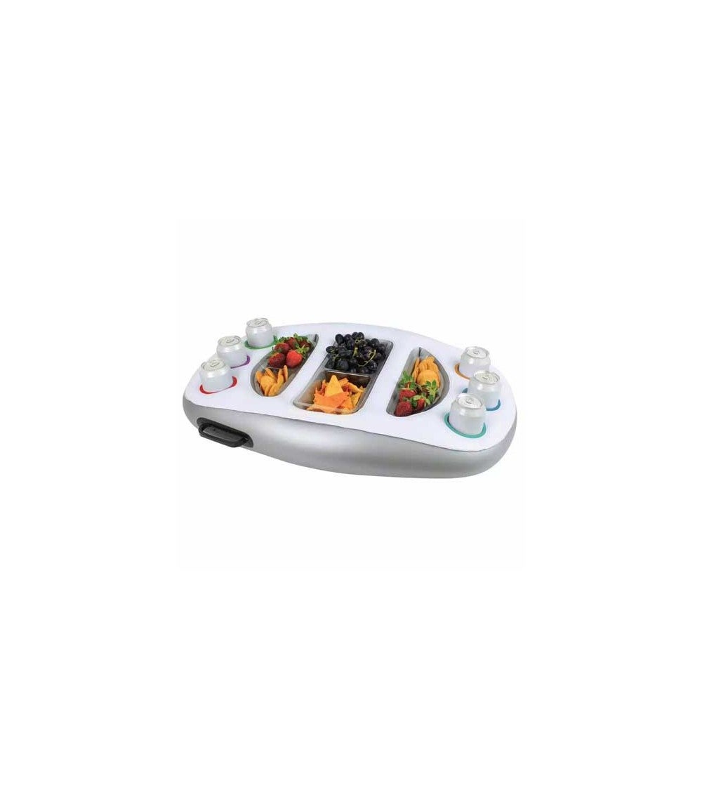 Bar Gonflable Blanc De Luxe LIFE Pour Spa - Appui-bras Flottant, Confort Et Détente Dans L'eau