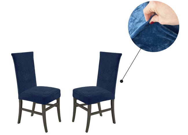 YOPOIY Morbido Velluto Coprisedia, Moda Copri Sedie Set di 2 4 6 Universale Lavabile Coprisedile Antiscivolo Copertura Protettiva per sedie per Sala da pranzo, Bambini, Cani -verde-6 PZ YOPOIY Morbido Velluto Coprisedia, Moda Copri Sedie Set di 2 4 6 Universale Lavabile Coprisedile Antiscivolo Copertura Protettiva per sedie per Sala da pranzo, Bambini, Cani -verde-6 PZ