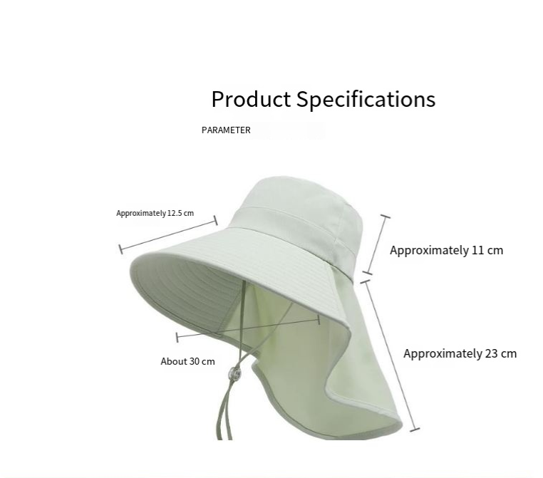Chapeau de soleil à larges bords, chapeau de pêcheur d'été pour femme avec protection UV, chapeau de protection solaire - 5