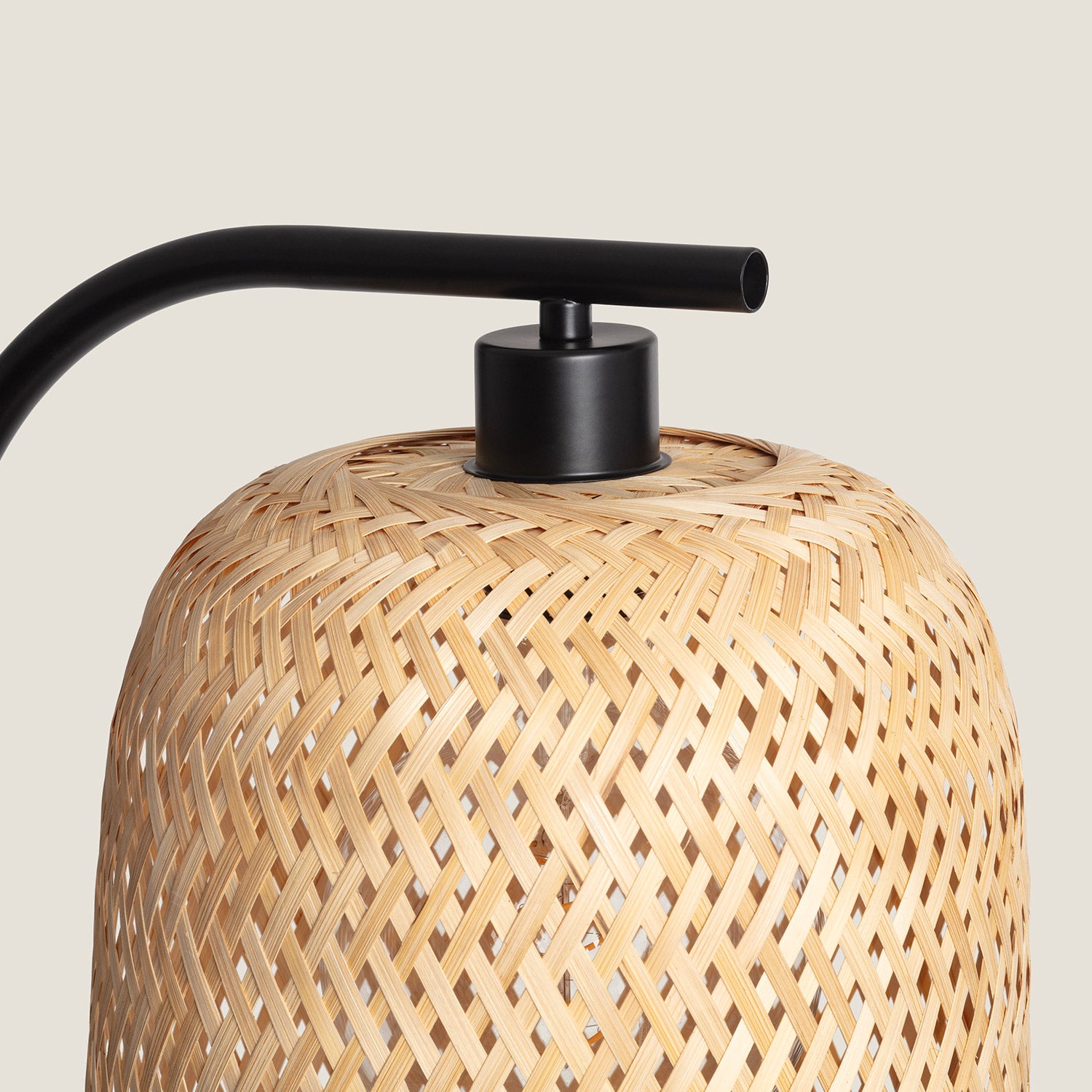 Candeeiro de Pé Metal e Bambu Adola, Natural, Bambu,Ferro, , IP20 - 4