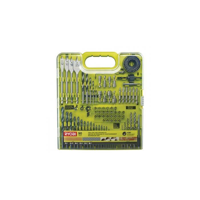 Coffret de 90 accessoires pour perceuse-visseuse RYOBI - RAKDD90 - 3