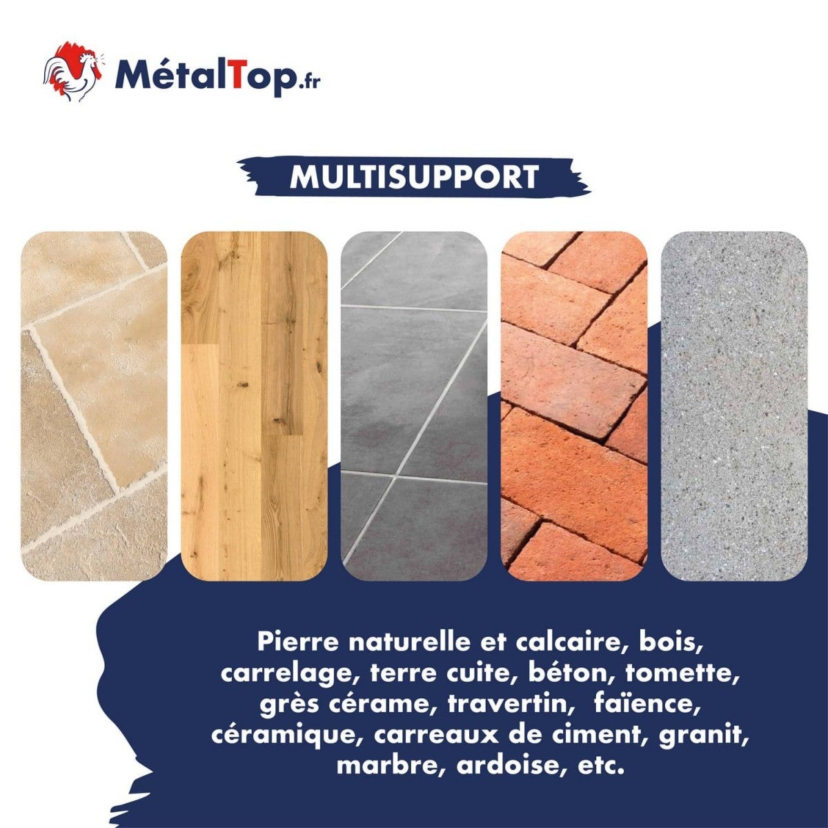 Peinture Sol Atelier - Metaltop - Brun terre - RAL 8028 - Pot 5L - 6