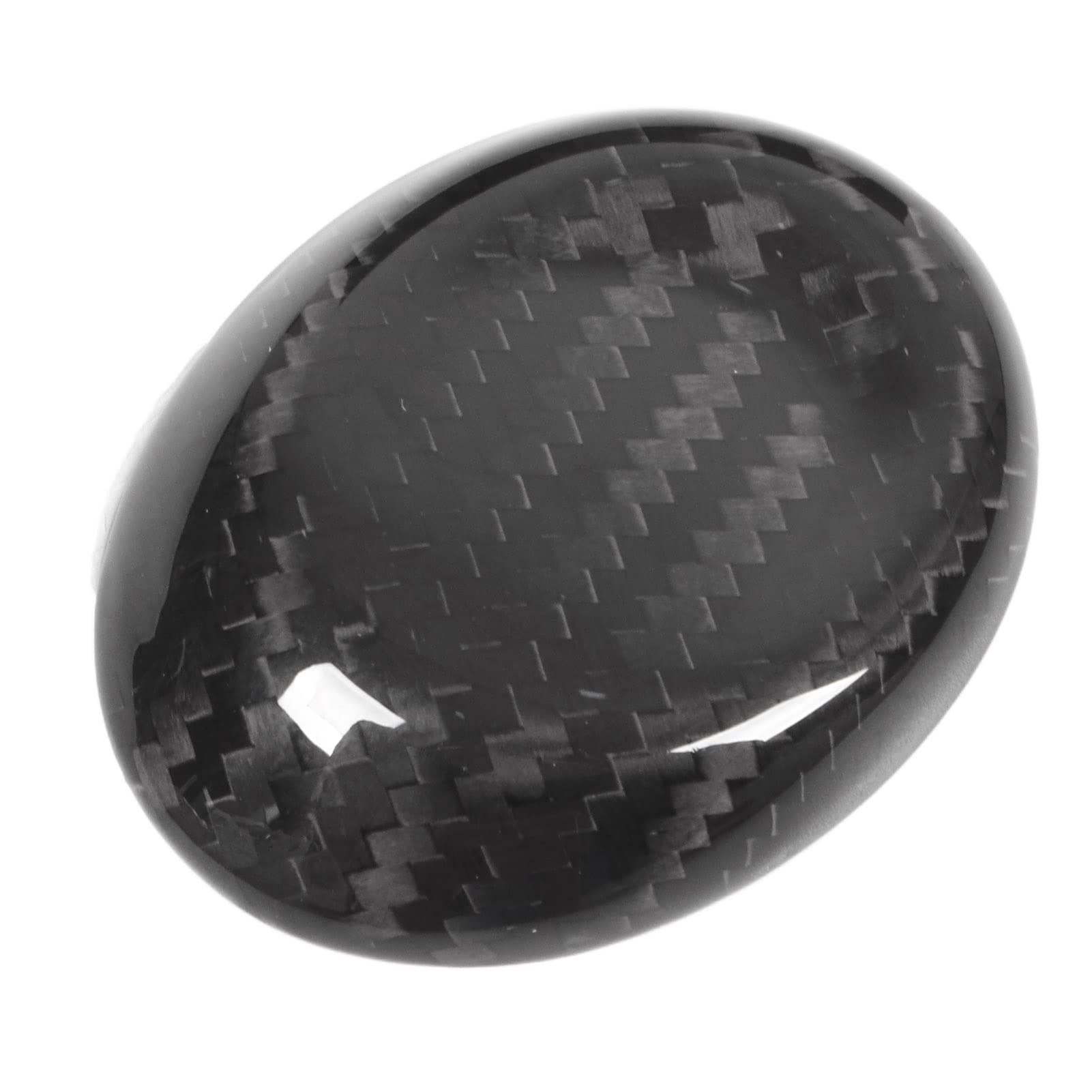 Coque Pommeau Levier Vitesse Fibre Carbone Rouge | Pour Ford Mustang 2015-2019, Décoration Intérieure - 2