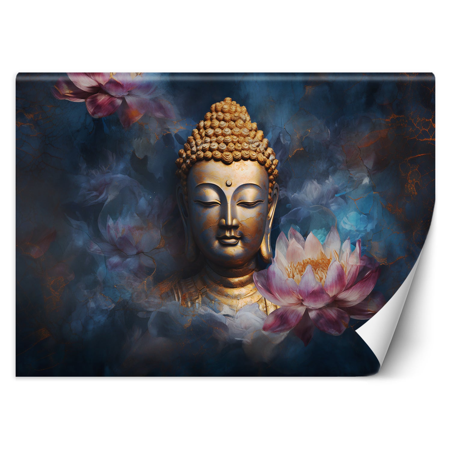 Fototapeta, Budda i kwiaty zen 300x210