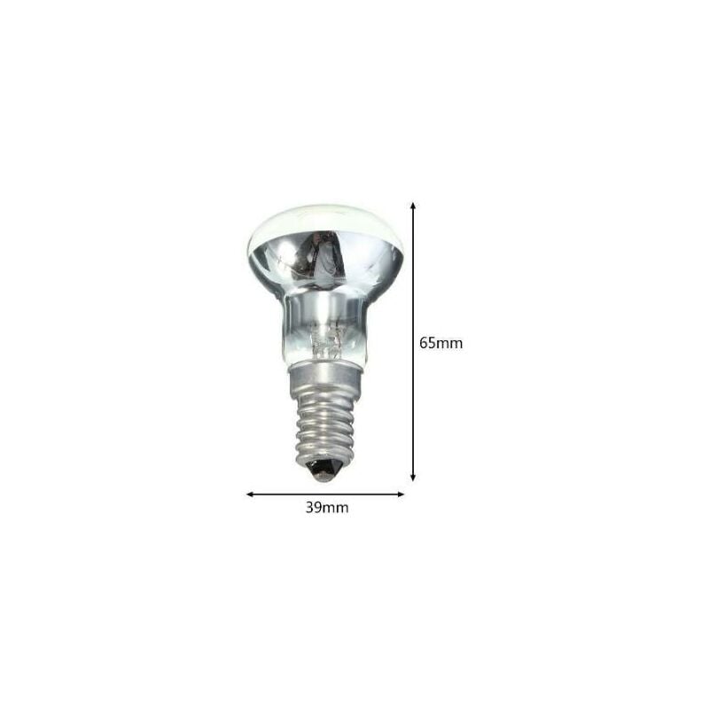 Ampoule R39 E14 30W Pour Lampe à Lave - Blanc Chaud 2700K, Chauffante Réflecteur
