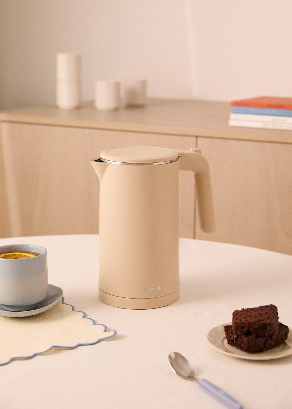 CREATE - KETTLE STUDIO PRO - Bouilloire électrique 1L avec contrôle de température - Sable - 2