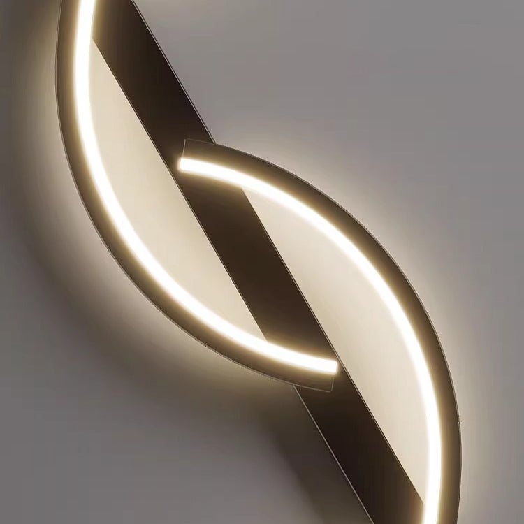 Ściemniana lampa ścienna LED z pilotem, kreatywna lampka nocna 60 cm, oświetlenie dekoracyjne, 3 regulowane temperatury barwowe - 9