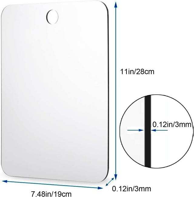 Miroir De Douche à Ventouse Avec Grossissement, Petit Miroir De Salle De Bain Incassable, 16 Cm X 16 Cm Grossissement X5 95984948 Miroir De Douche à Ventouse Avec Grossissement, Petit Miroir De Salle De Bain Incassable, 16 Cm X 16 Cm Grossissement X5 95984948