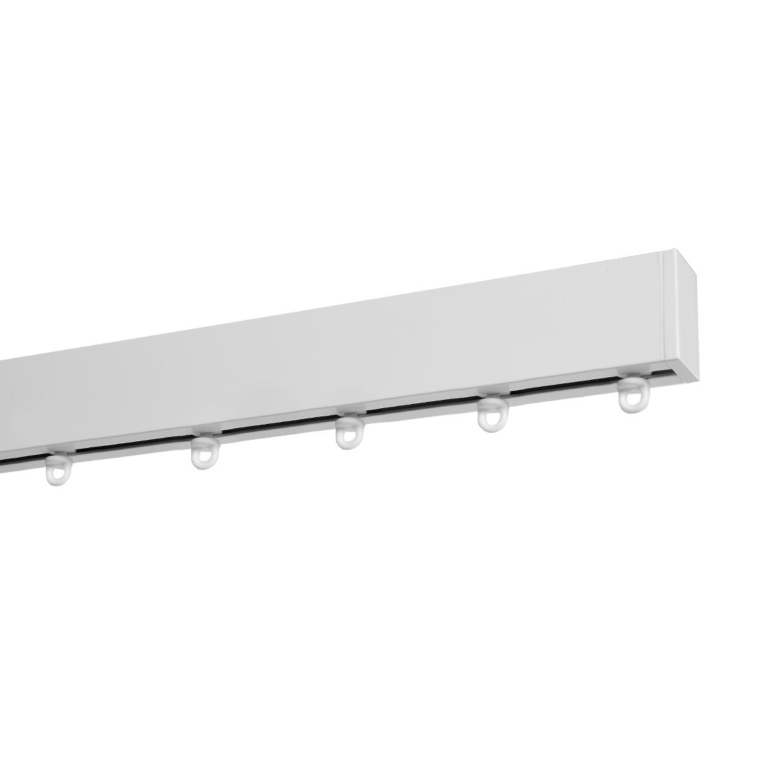 Trilhos para Cortinas com Onda Perfeita com Instalação no Teto, Calha de Cortina Flexível e Resistente, CINTACOR Branco 200cm - 2