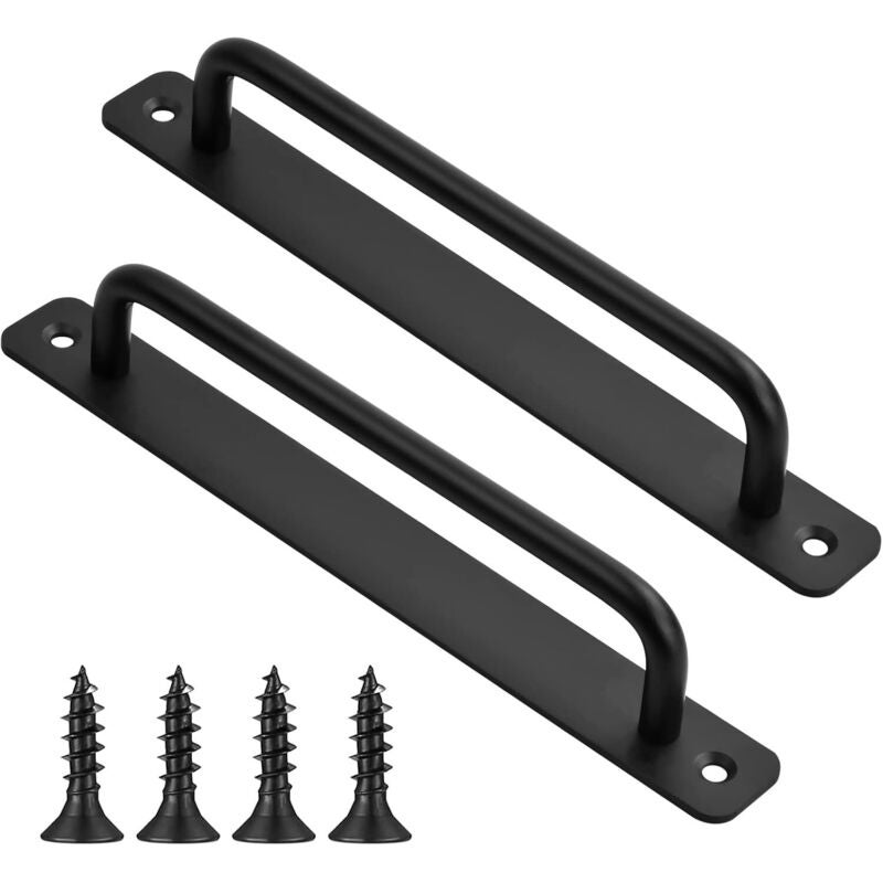 Set de 2 mânere pentru uși glisante, negre - 244 mm - Mâner pentru uși glisante RWSliding 2buc