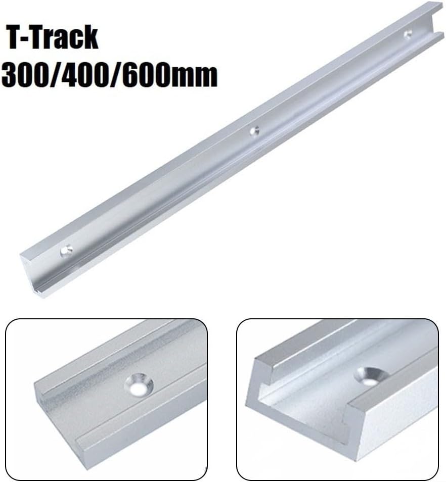 400mm T-Track, rail de guidage coulissant en T de 30 types, rail de guidage pour le travail du bois, rail en alliage d'aluminium, banc de travail - 5