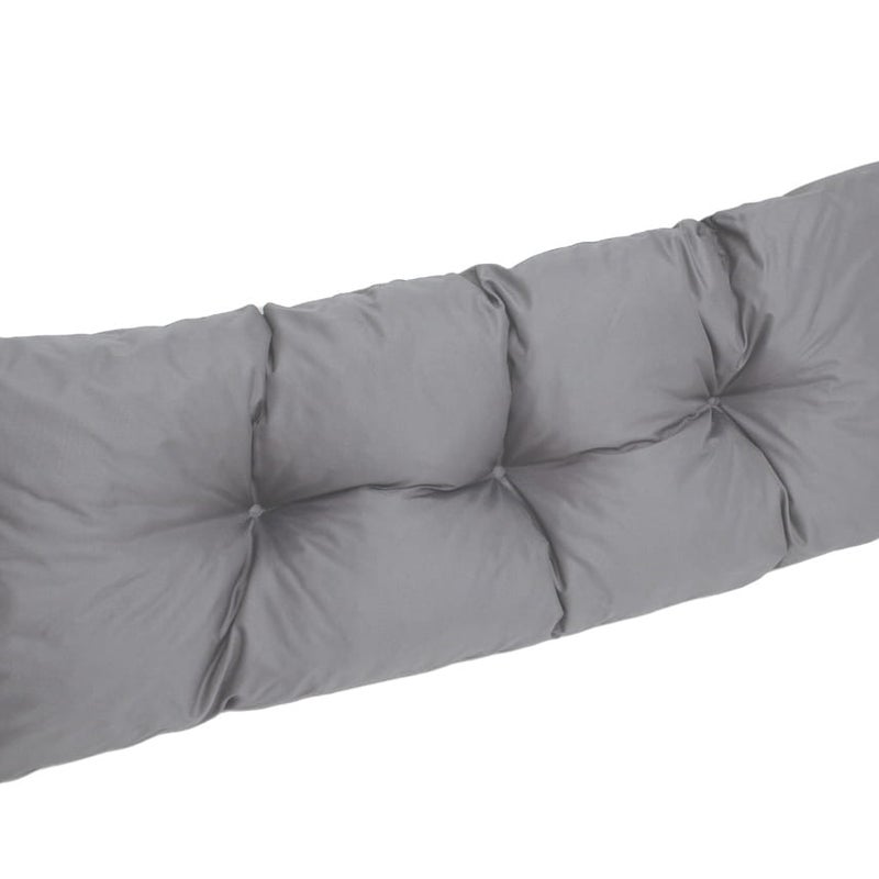 Poduszka ogrodowa na paletę 120x40cm poduszka na meble ogrodowe jasna szara, poduszka na balkon taras, poducha ogrodowa na meble z palet