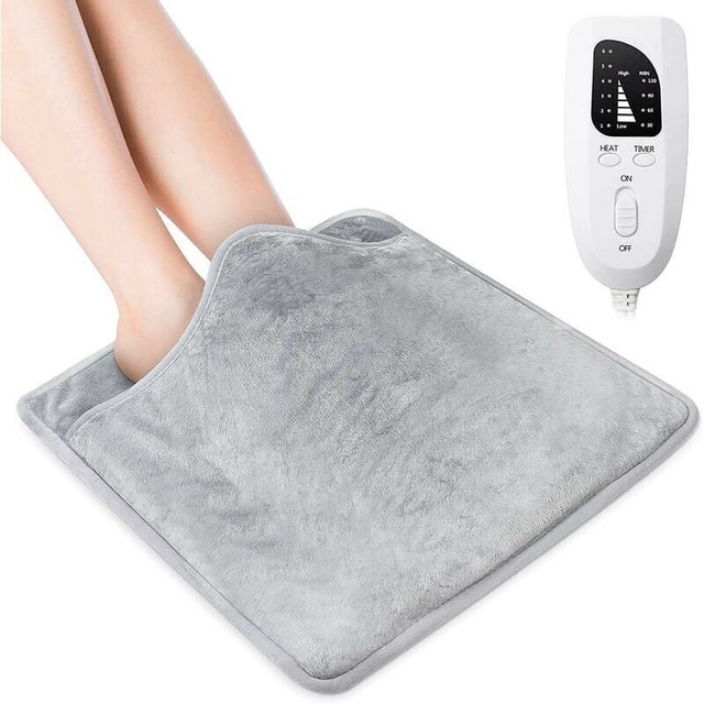 Chauffe-pieds USB Portable 4 Niveaux – Réglable, Rechargeable, Avec Arrêt Auto, Pour Bureau Ou Lit