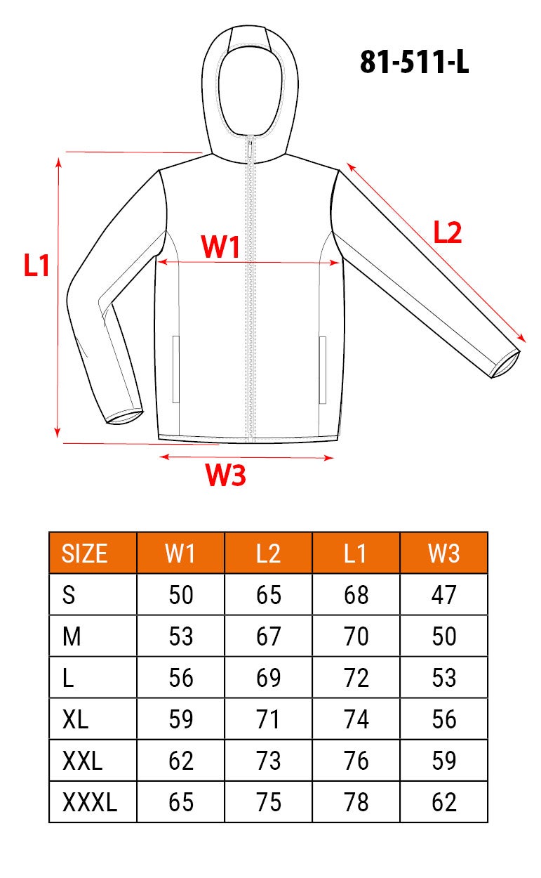 Bluza robocza PREMIUM, dwuwarstwowa, rozmiar L NEO TOOLS - 3
