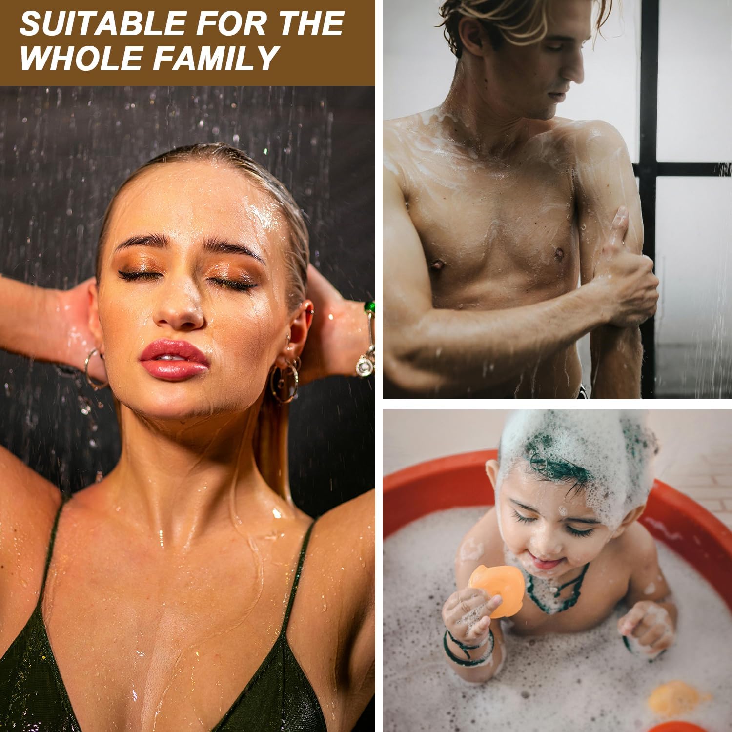 spugne da bagno, spugna grande e morbida a nido d'ape, spugna per bambini in schiuma densa per adulti e bambini, pulizia delicata (giallo 1) - 4