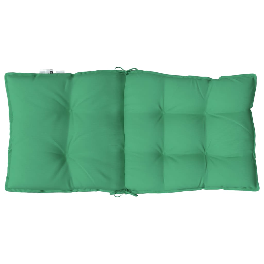 Coussin d'extérieur 4 pièces vert 100 x 50 x 7 cm - 7