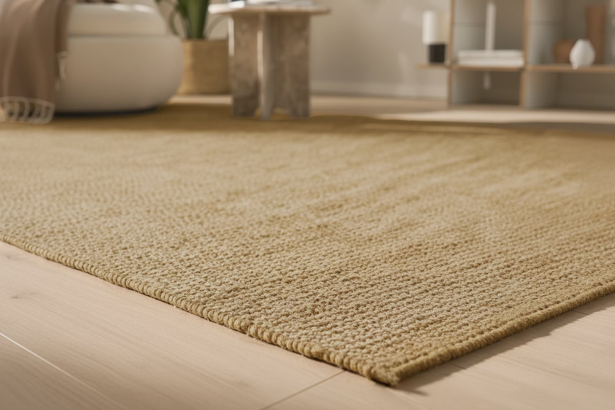 Dywan Ibi musztardowy z juty i bawełny 150x200 cm – naturalny, ciepły i w stylu boho - 6