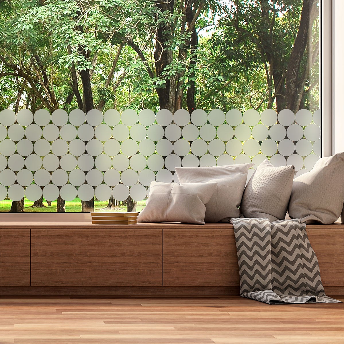 50 adesivi circolari oscuranti per finestra e porta della doccia - Sticker adesivo - adesivi murali - 50x100cm-50stickerscercles10X10cm - 6