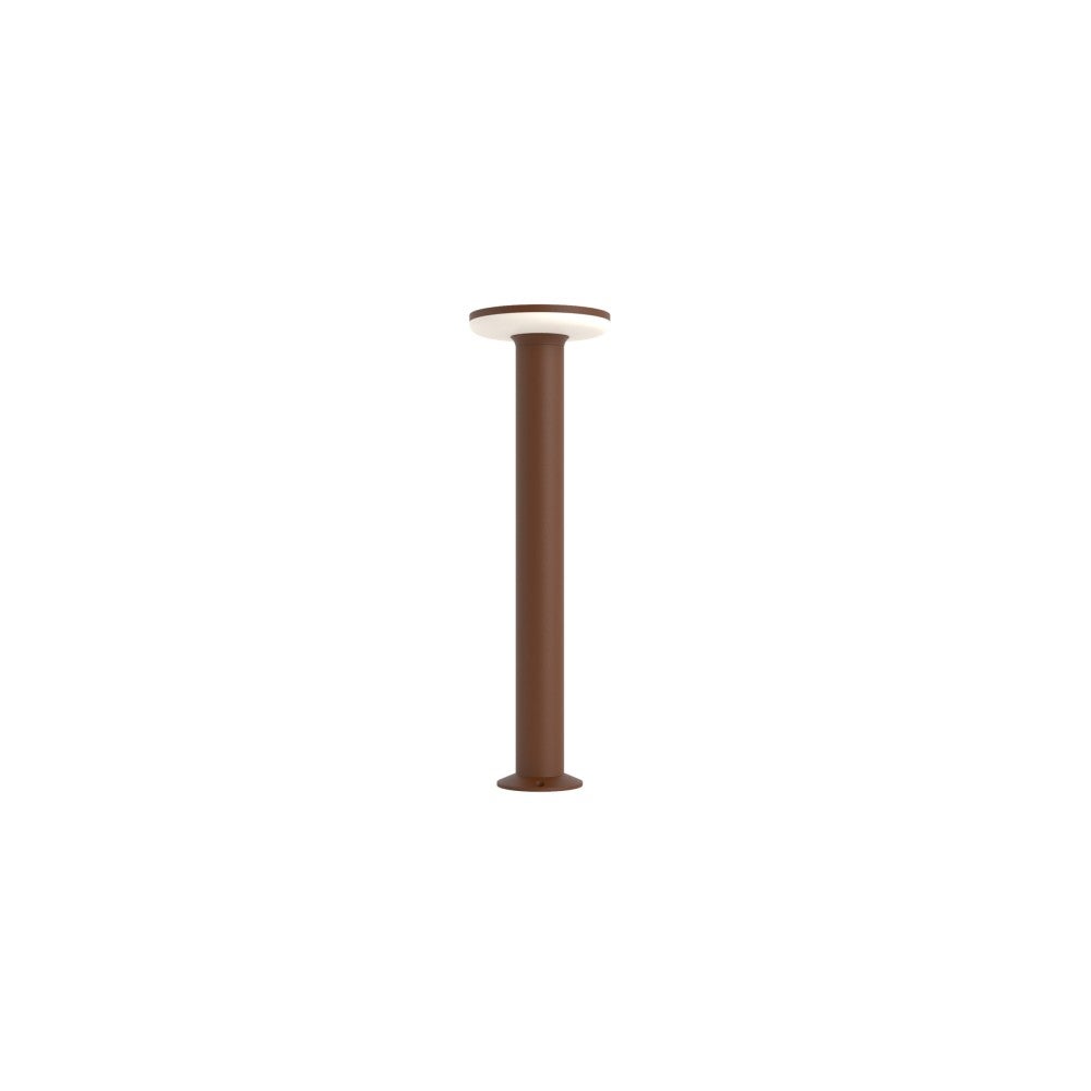 Mac Floor XL Corten 3000K - 12W IP65 aluminium zewnętrzna lampa słupkowa LED h60cm - Downlight - Beneito &amp; Faure