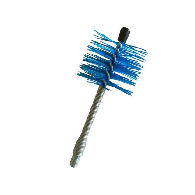Brosse de cheminée ronde flexible en nylon 120 mm