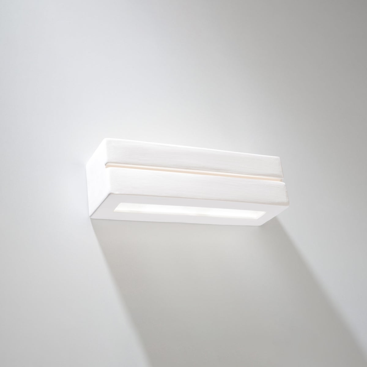 Kinkiet ceramiczny SOLARA LINE LED 4000K - 32.5x9.5x9.5cm Sollux