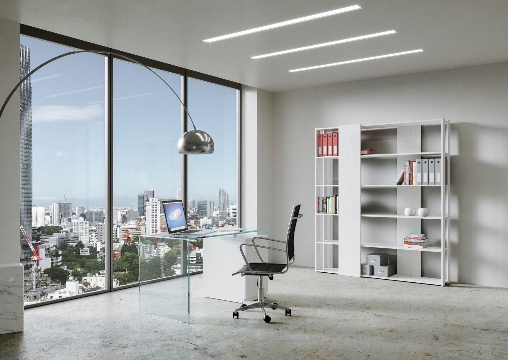 Bibliothèque ouverte en béton Kato B - 6