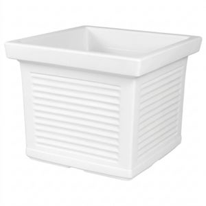 Vaso per piante professionale da 5 pezzi quadrato 33,5x33,5x33,5 cm 25 litri • Plastica PP di alta qualità • Perfetto per interni ed esterni ad es. Scatola per la coltivazione del giardino d