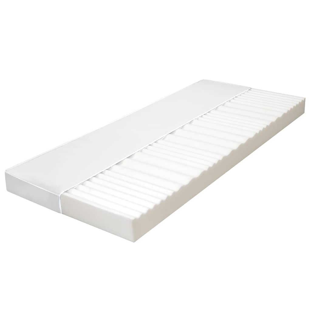 Materac, 100x200 cm, 7 stref, pianka PU, 10 cm, H2 H3 vidaXL