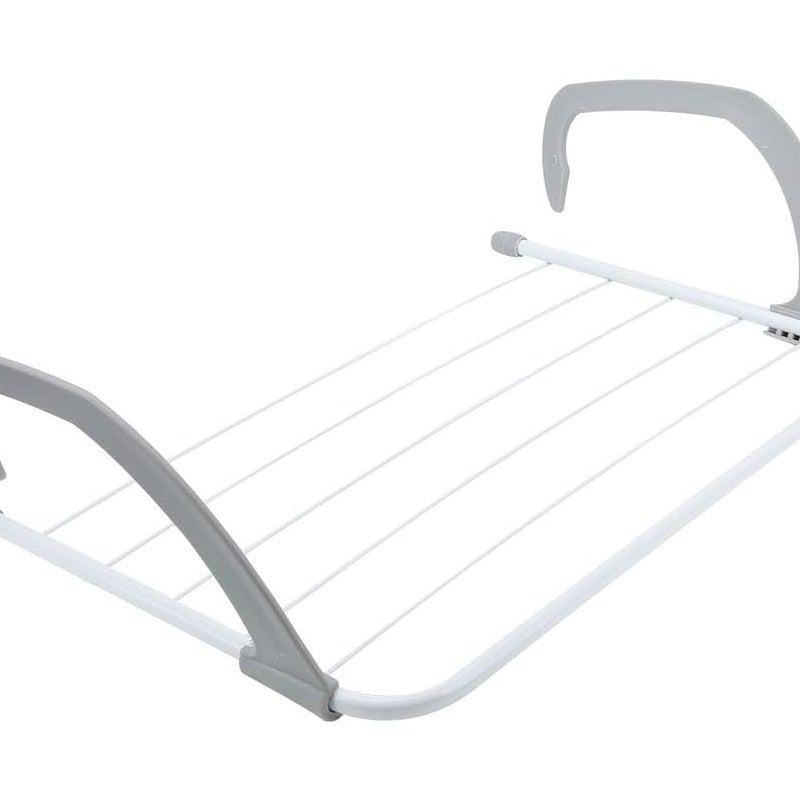 Przenośna, składana i chowana suszarka do ubrań na balkon, parapet, wieszak na ręczniki, do użytku wewnątrz i na zewnątrz