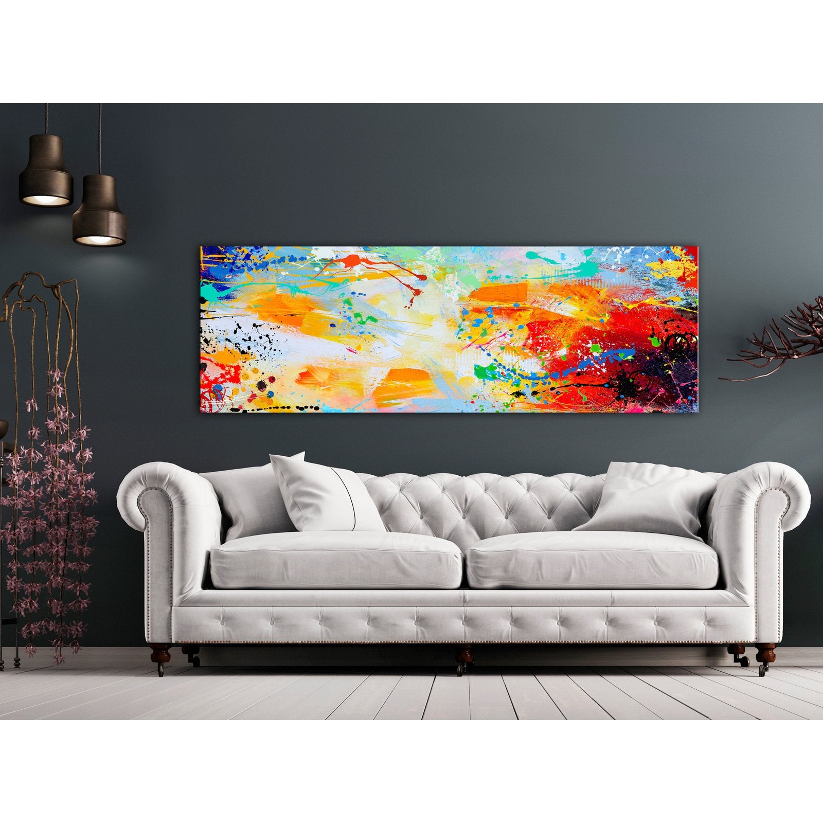 Tableau Memory of Childhood Narrow - 120 x 40 cm - 2