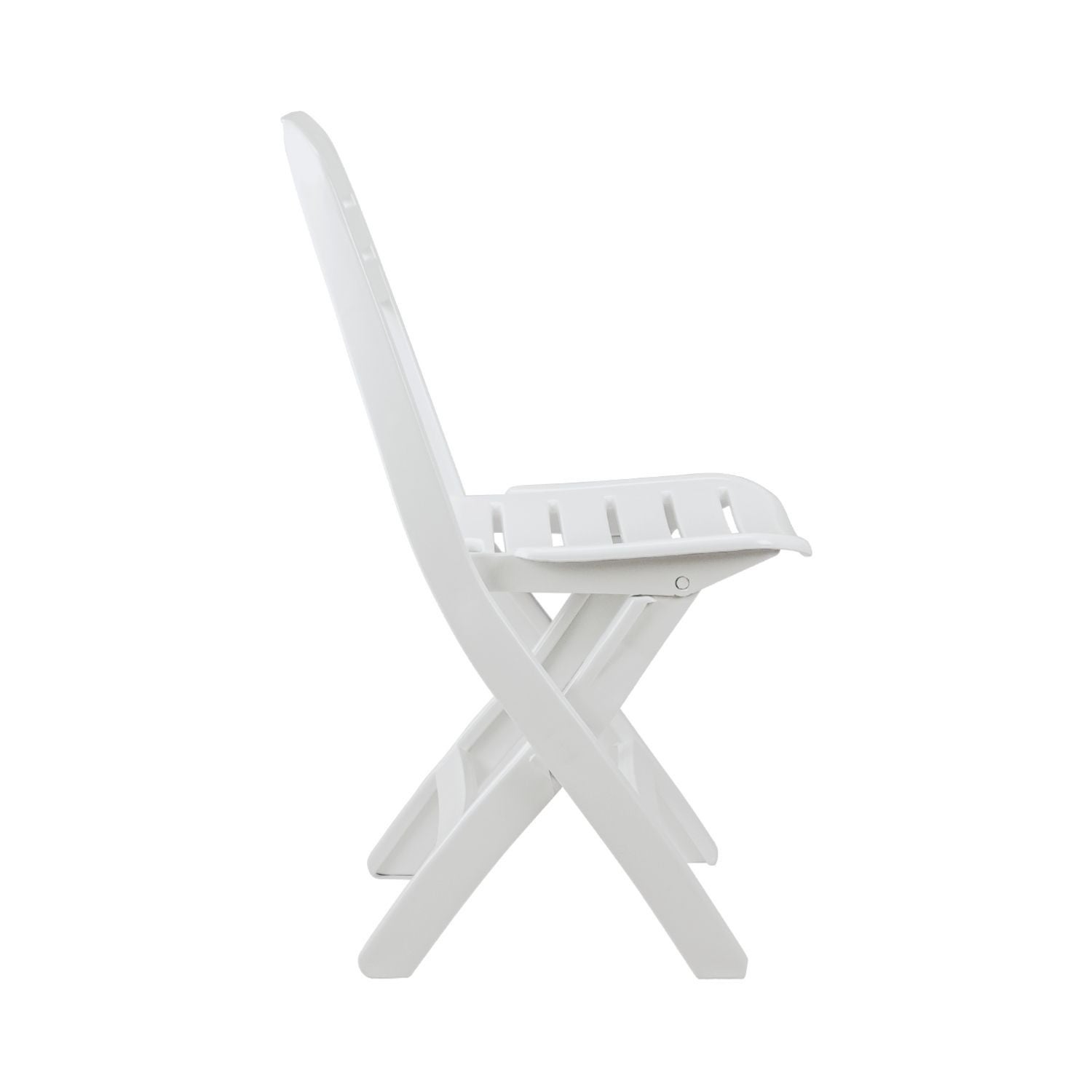 Pack 2 Chaises Pliantes Bliss Blanches 52x40x82cm Thinia Home - 3