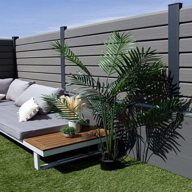 KIT CLOTURE CLOSEA COMPOSITE GRANIT LG: 6M x HT: 1M13