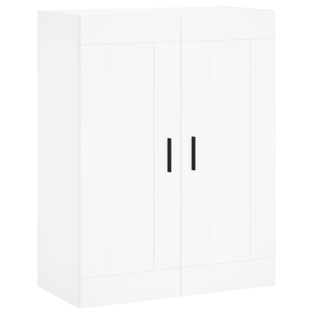 Buffet haut Blanc 69,5x34x180 Bois d'ingénierie - 5